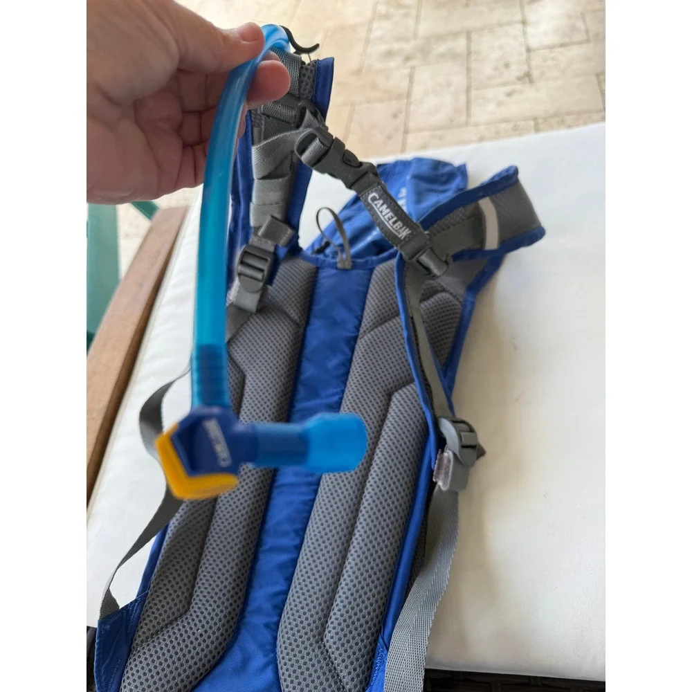 CamelBak Rogue light Hydration Pack Blue Grey Cycling Hiking‎ Backpack w Bladder